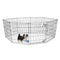 , 8-Panel Pet Exercise Play Pen with Door, 24"H