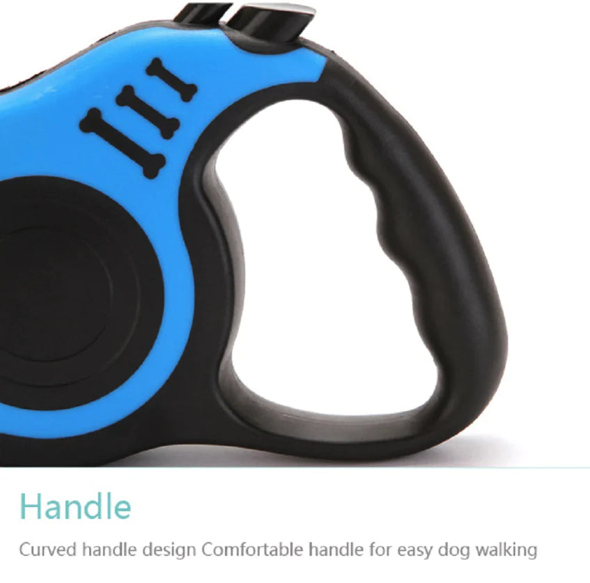 16.5FT Automatic Retractable Dog Leash Pet Collar Automatic Walking Lead Free US