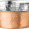 Hammered Decorative Designer Bowls - Luxury Style Premium Dog and Cat Dishes (Medium, Copper)