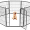 Aster Dog Playpen Outdoor, 8/16/24/32/48 Panels Dog Pen 24/32/40Inch Heavy Duty Dog Pen Pet Fence Playpen for Yard, Patio