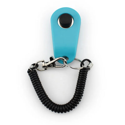 Dog Cat Pet Training Clicker with Wrist Strap Training Supplies for Dogs Cats Pet Training Clicker Dog Supplies Dog Trainings