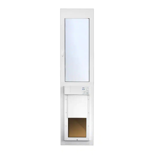 12-1/4 In. X 16 In. Power Pet Fully Automatic Patio Pet Door with Dual Pane Low-E Glass, Regular Track Height