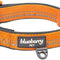 Soft & Safe 3M Reflective Neoprene Padded Adjustable Dog Collar - Orange Peel, Small, Neck 12"-16"