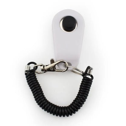 Dog Cat Pet Training Clicker with Wrist Strap Training Supplies for Dogs Cats Pet Training Clicker Dog Supplies Dog Trainings