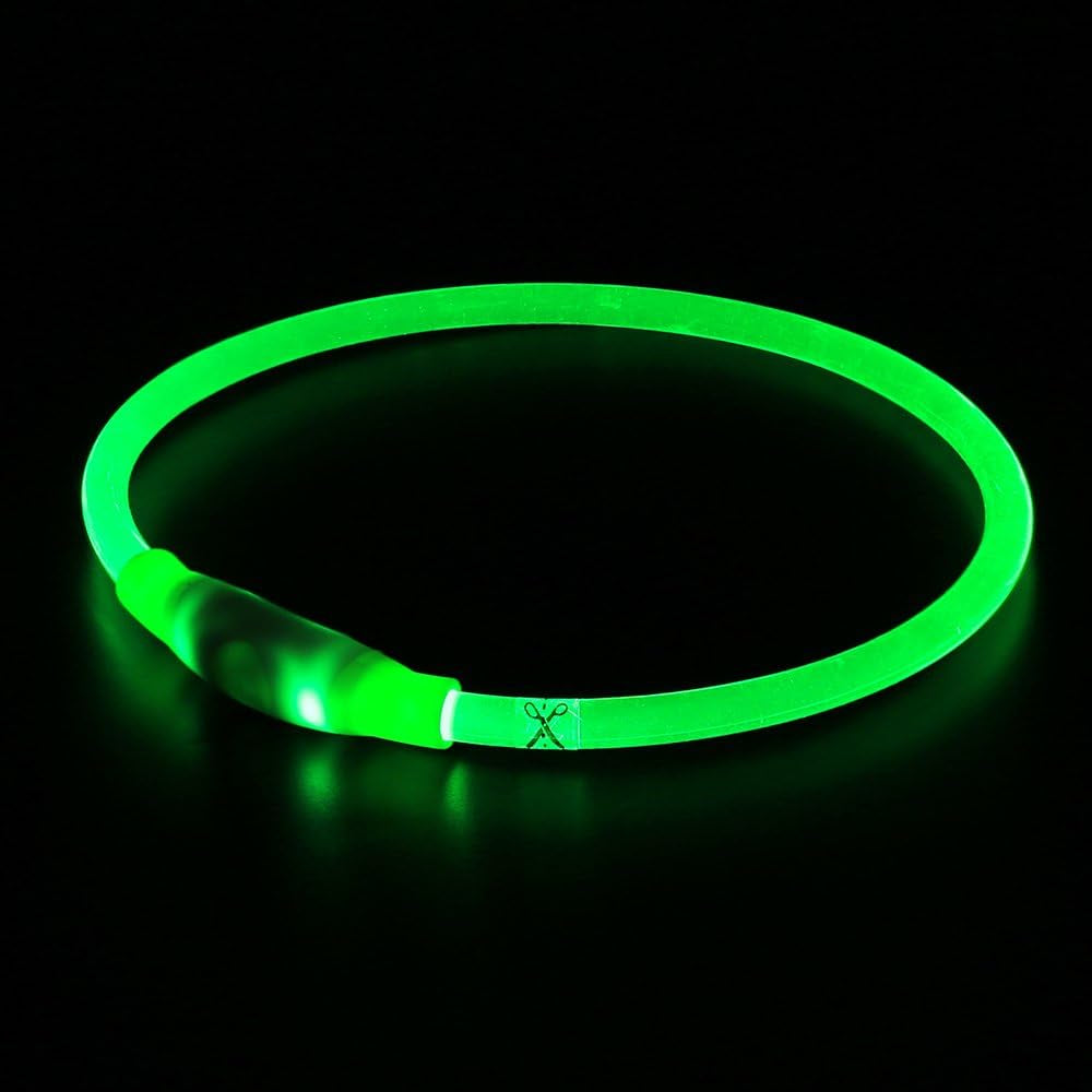 B.Seen LED Dog Collar, Neon Green