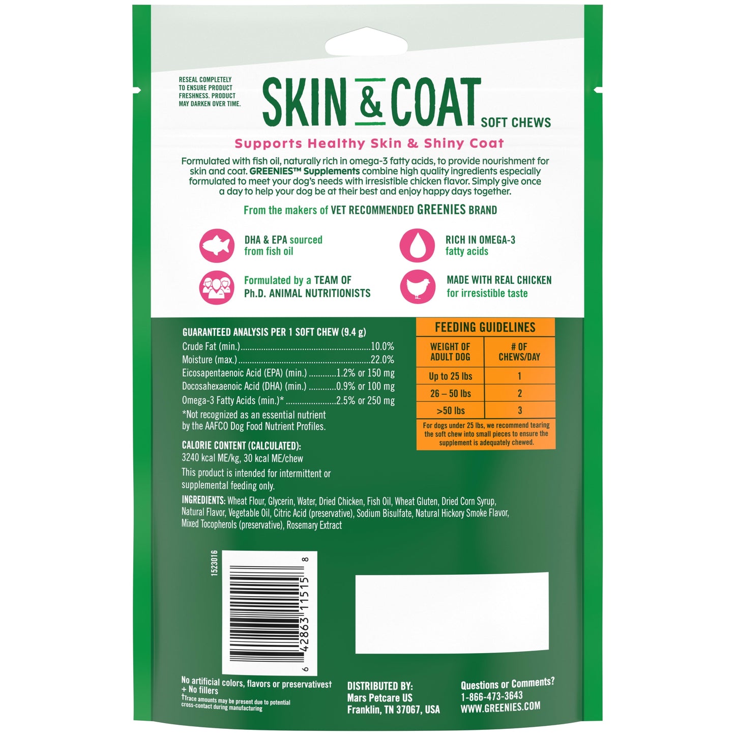 Skin & Coat Supplements, 40 Ct