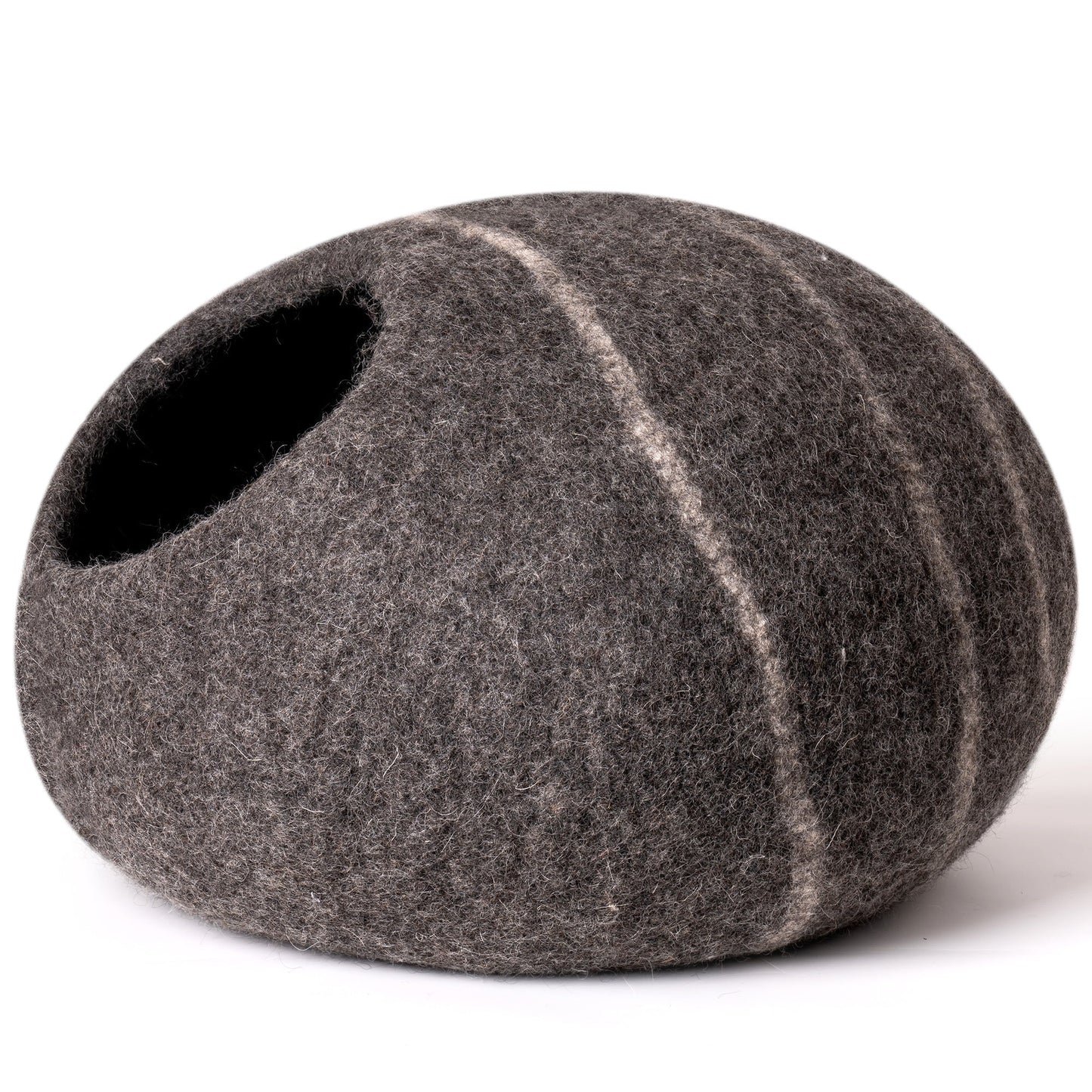 Mewoofun Handcrafted Felt Cat Bed Cave with Mouse Toy - Premium Wool Material - Suitable for Indoor Cats