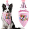 Dog Birthday Bandana Hat Scarf Party Supplies (Pink-Girl)