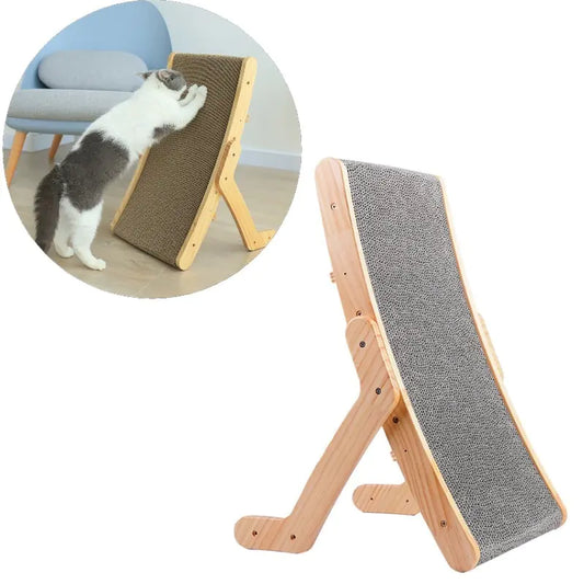 Sustainable Wooden Cat Scratcher