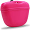 Silicone Dog Treat Pouch,Clip on Portable Training Container,Convenient Magnetic Buckle Closing and Waist Clip,No BPA